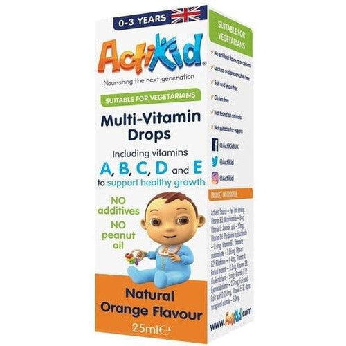 Multi-Vitamin Drops Orange flavour 25ml