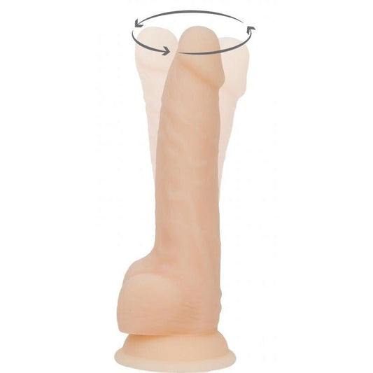 Naked Addiction Realistic Rotating Dildo with Remote control - 18 cm