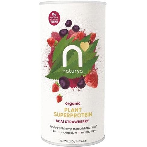 Naturya Plant Superprotein Acai Strawberry Organic 210g