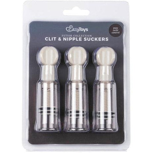 Nipple & Clit Suckers 3pcs