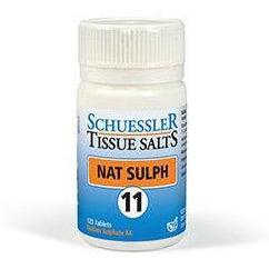 No 11 Nat Sulph Tissue Salts 125 Tabs