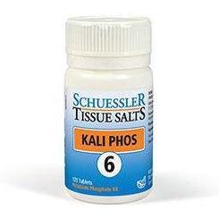 No 6 Kali Phos Tissue Salts 125 Tabs
