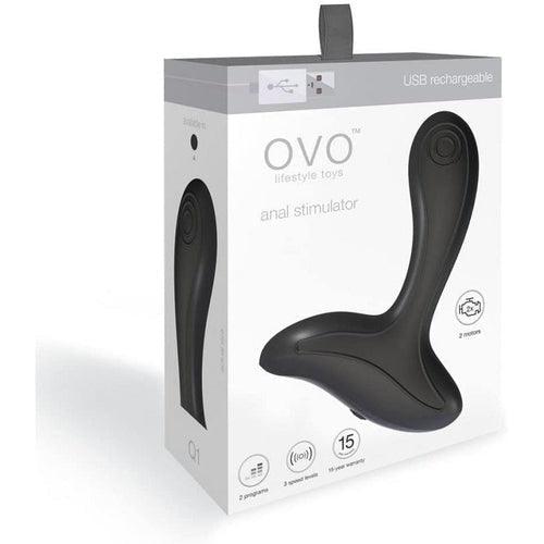 OVO Q1 - Anal Vibrator - Black