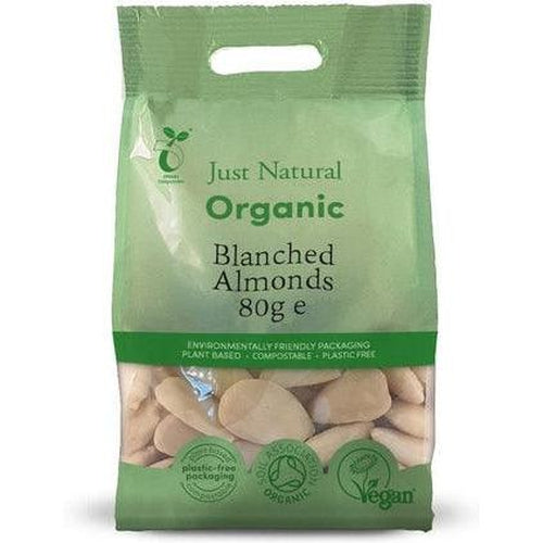 Organic Almonds Blanched 80g
