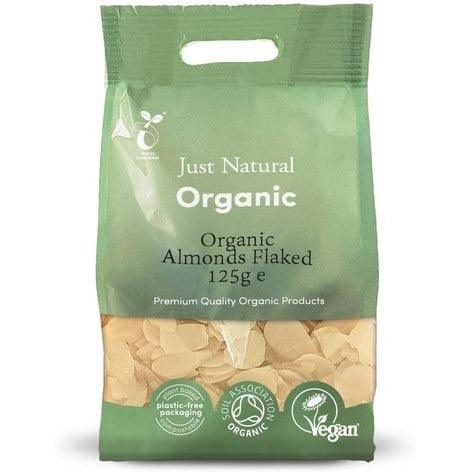 Organic Almonds Flaked 125g
