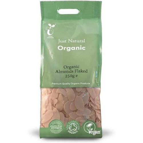 Organic Almonds Flaked 250g