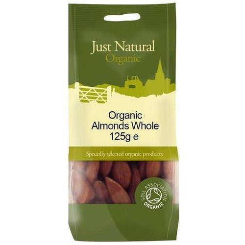 Organic Almonds Whole 125g