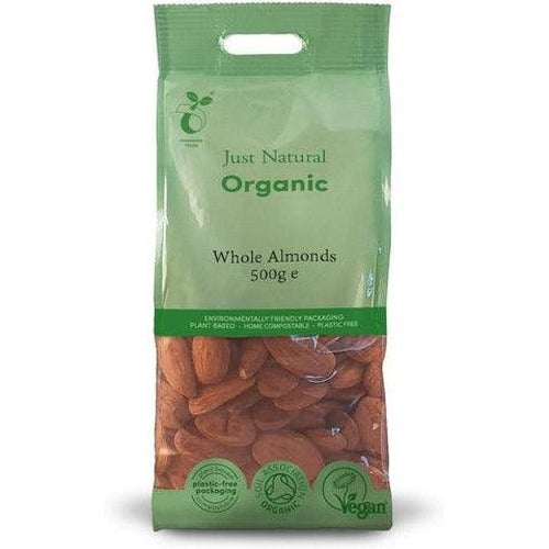 Organic Almonds Whole 500g