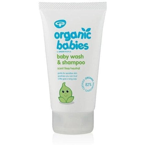 Organic Babies Baby Wash & Shampoo Scent Free 150ml
