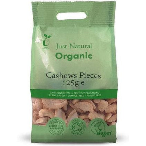 Organic Cashews Pieces 125g