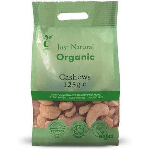 Organic Cashews Whole 125g