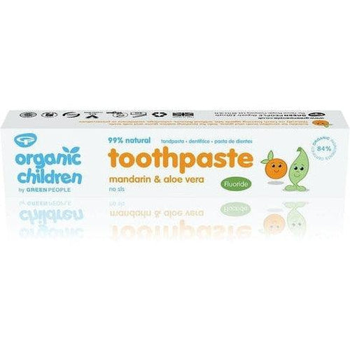 Organic Children Mandarin & Aloe Vera Toothpaste with Fluoride