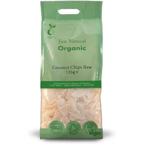 Organic Coconut Chips Raw 125g