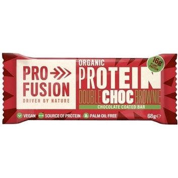 Organic Double Chocolate Brownie Protein Bar 68g