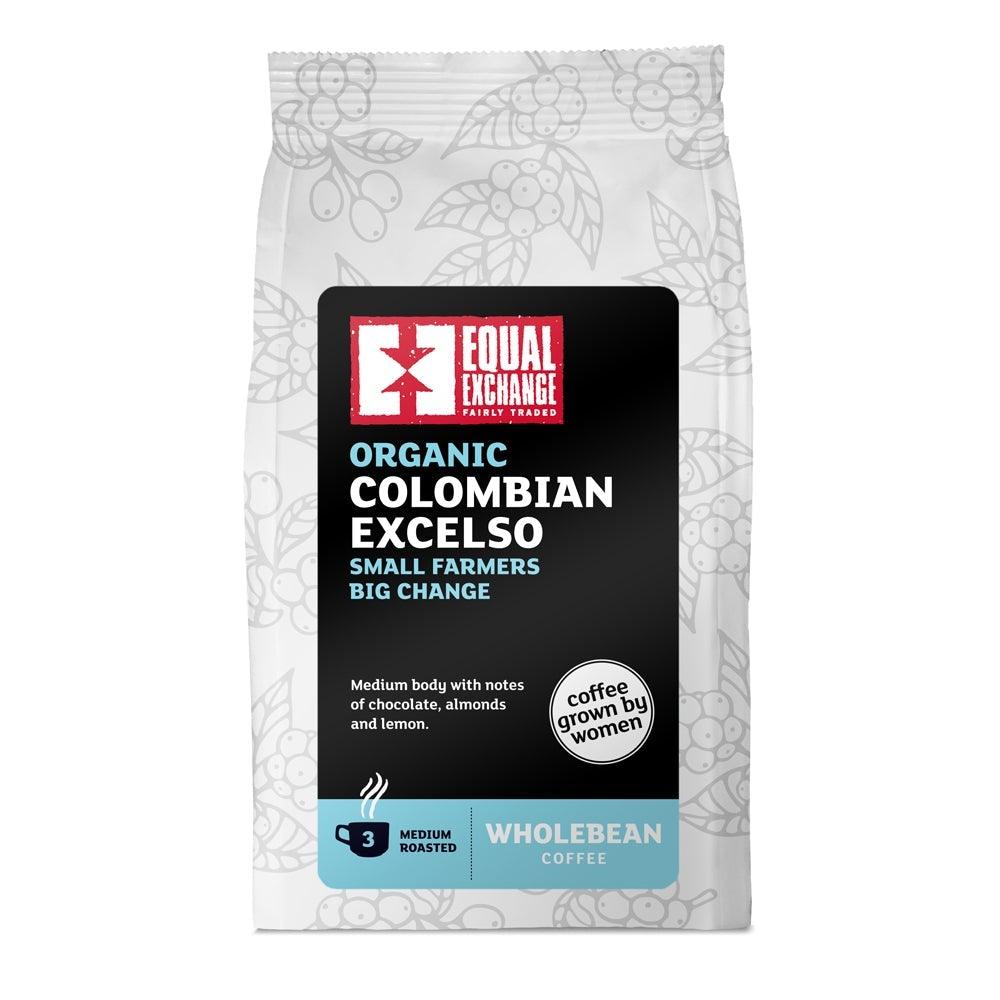 Organic & Fair Trade Colombian Excelso Coffee Beans 227g