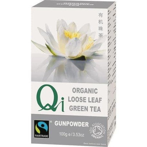 Organic Fair Trade Loose Leaf Gunpowder Pearl Tea 100g