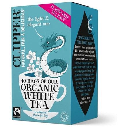 Organic & Fair Trade White 40 Tea Bags