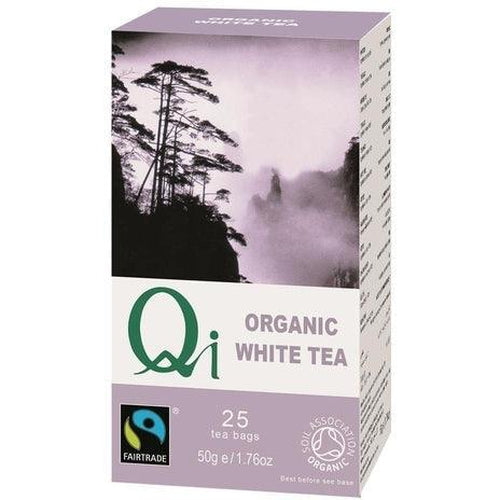 Organic Fair Trade White Tea 50g 25 Tea bags