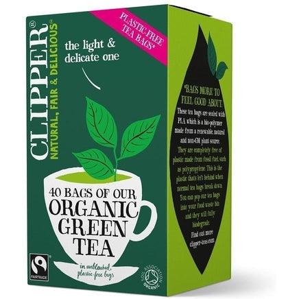 Organic & Fair trade Green Tea 40 Bags