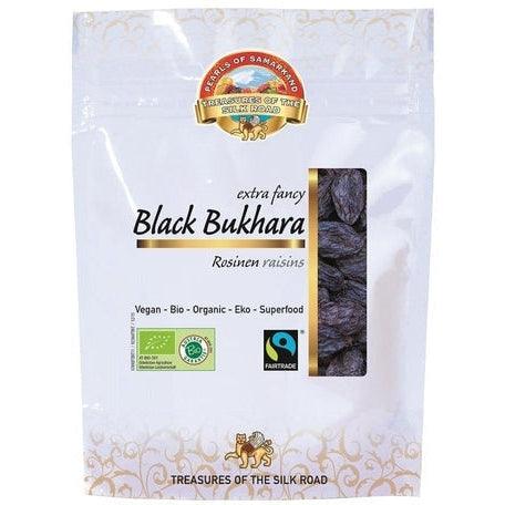 Organic Fairtrade Black Bukhara Raisins 100g