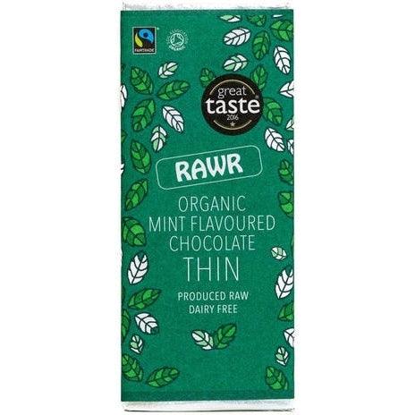Organic Fairtrade Mint Flavoured Chocolate Bar 30g