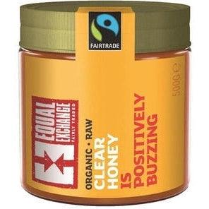 Organic Fairtrade Raw Clear Honey 500g