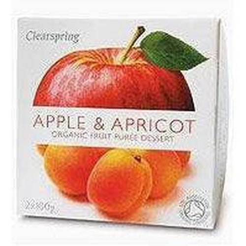 Organic Fruit Puree Apple/Apricot (2x100g)