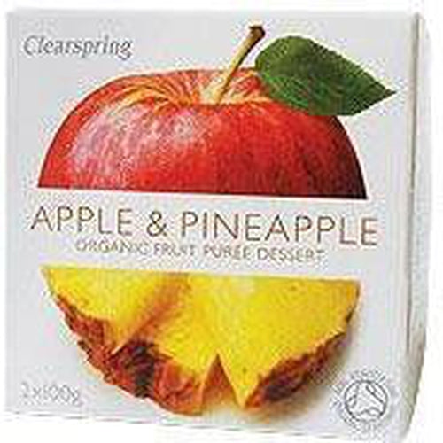 Organic Fruit Puree Apple/Pineapple (2x100g)