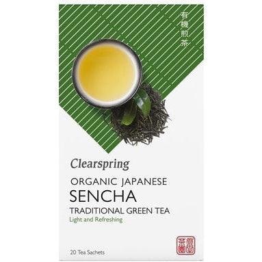 Organic Japanese Green Tea Sencha tea bags/box 20 teabags