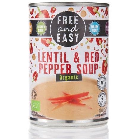 Organic Lentil Red Pepper Soup 400g