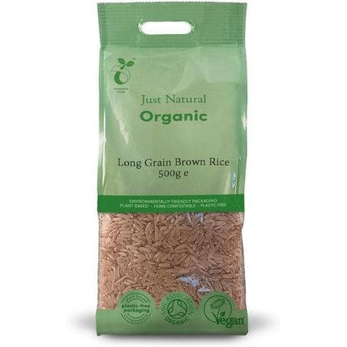 Organic Long Grain Brown Rice 500g