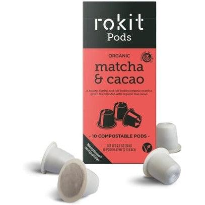 Organic Matcha & Cacao Nespresso Compatible Pods - 10 Pod Pack