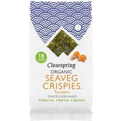 Organic Seaveg Crispies Turmeric 4g