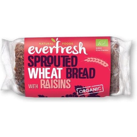 Organic Sprouted Wheat Raisin Bread 400g