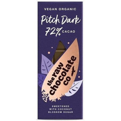 Organic Vegan Pitch Dark Raw Chocolate Bar 38g