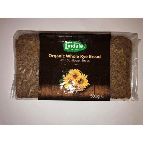 Organic Whole Rye Bread With Sunflower Seed 500g