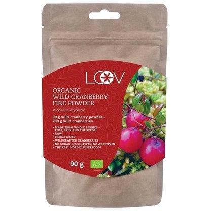 Organic Wild Cranberry Freeze-Dried Powder 90g