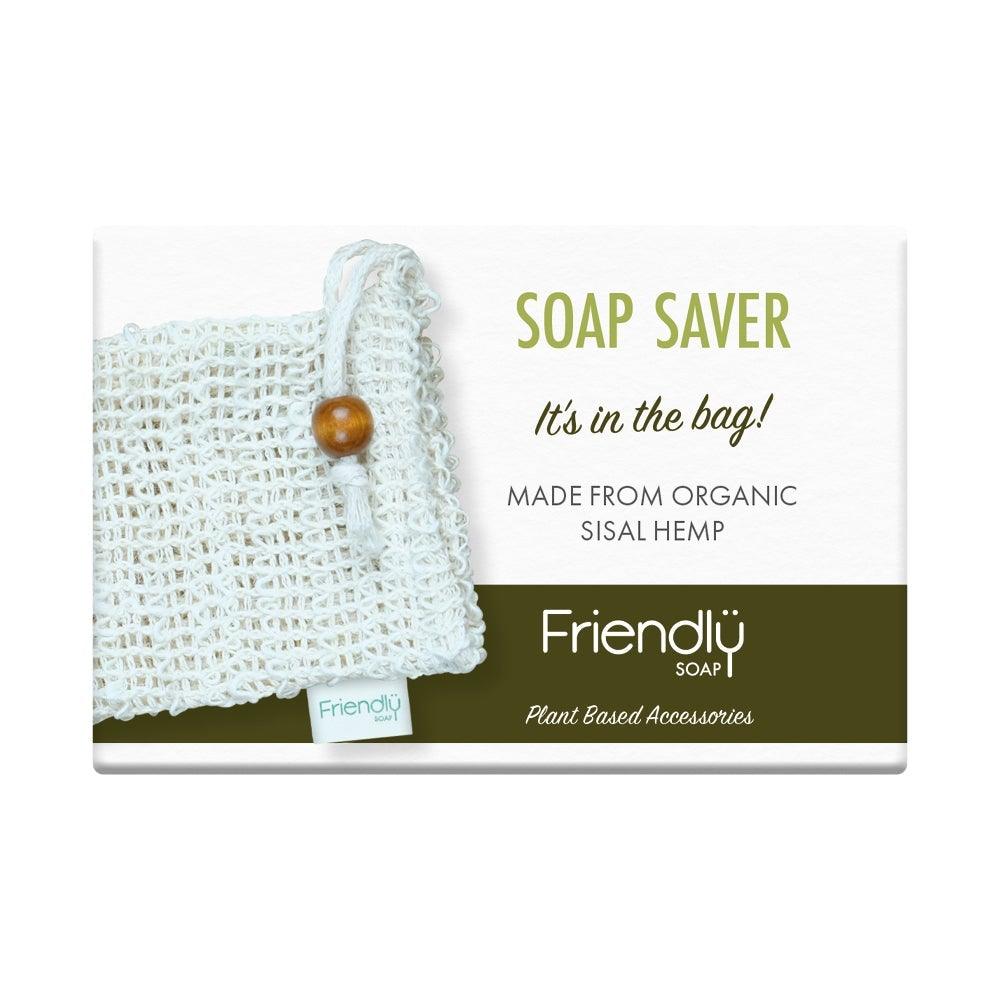 Organic exfoliating hemp-sisal soap saver 1 unit