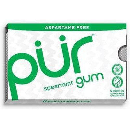 PUR Gum Spearmint Blister Pack 9 Pieces
