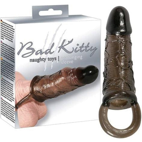 Penis sleeve with flexible testicle ring