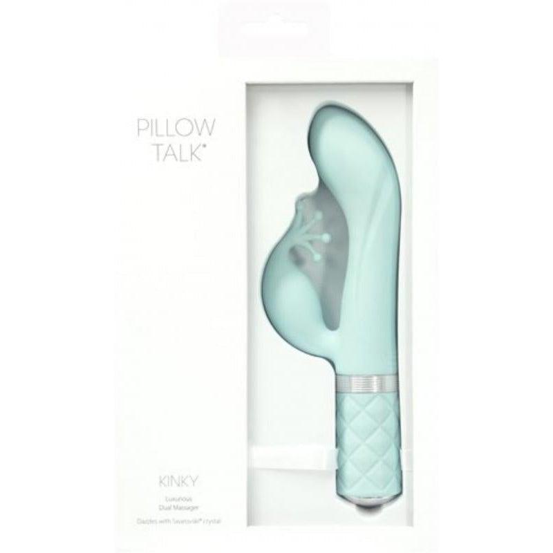 Pillow Talk - Kinky Rabbit & G-Spot Vibrator - Turqoise