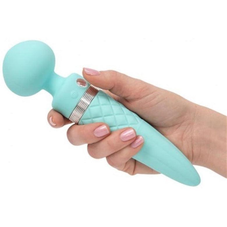 Pillow Talk - Sultry Double Vibrator - Turquoise