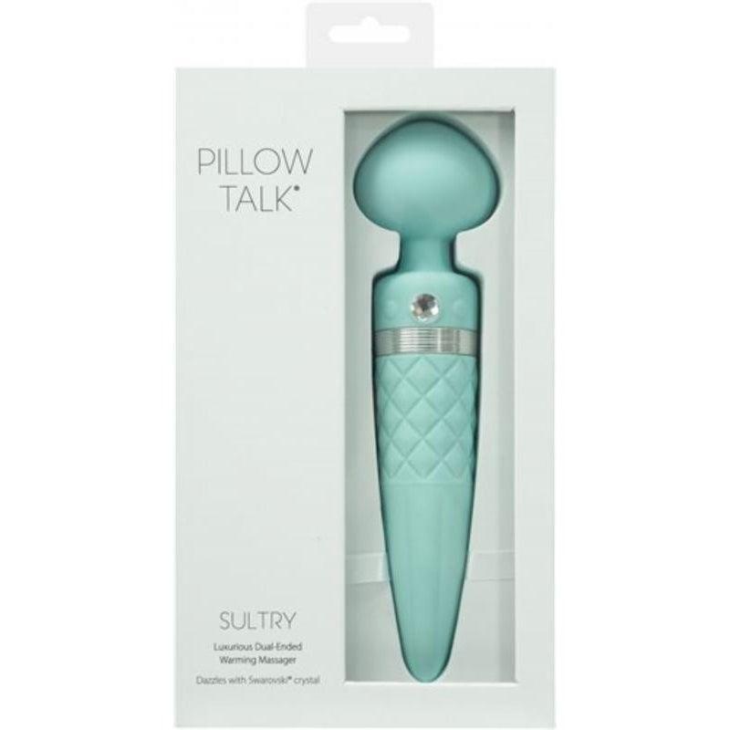 Pillow Talk - Sultry Double Vibrator - Turquoise