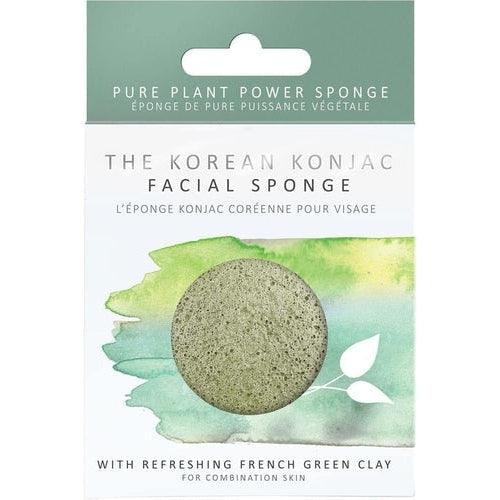 Premium Konjac Face Sponge Green Clay 1 Sponge