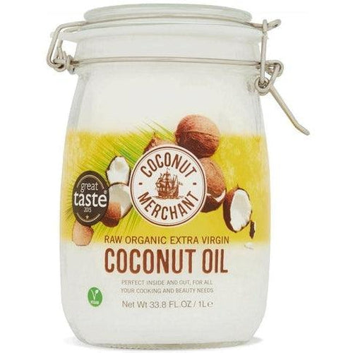 Premium Latched Lid Organic EV Coconut Oil 1 litre