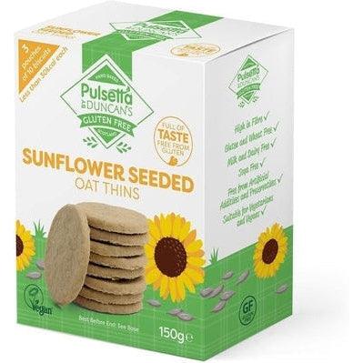 Pulsetta Sunflower Seeded Oat Thins 150g