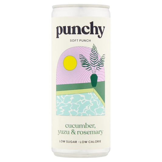 Punchy - Cucumber Yuzu & Rosemary Drink 250ml