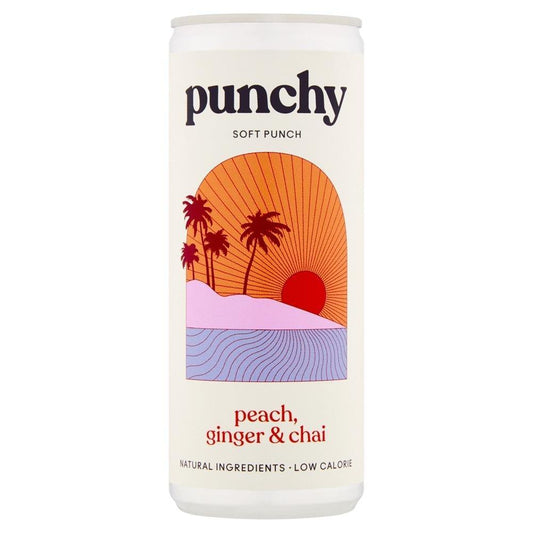 Punchy - Peach Ginger & Chai Drink 250ml