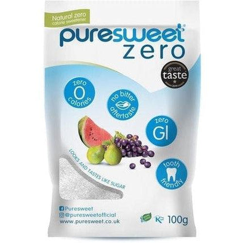Puresweet Erythritol Natural Zero Calorie Sweetener 100g