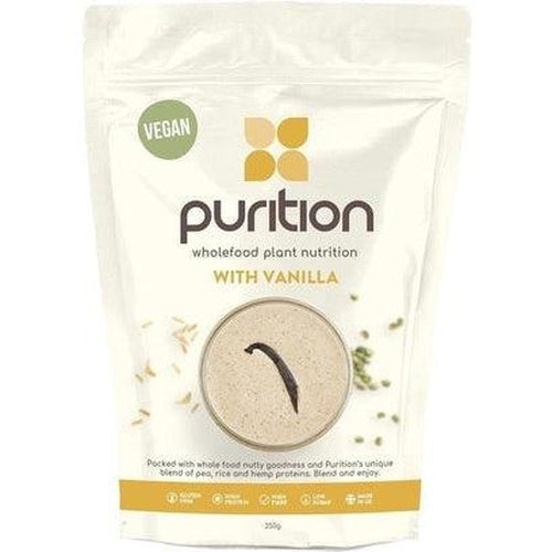 Purition Vegan Wholefood Nutrition with protein Vanilla 250g